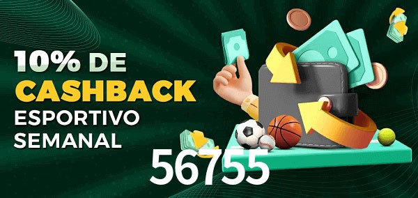 10% de bônus de cashback na 56755